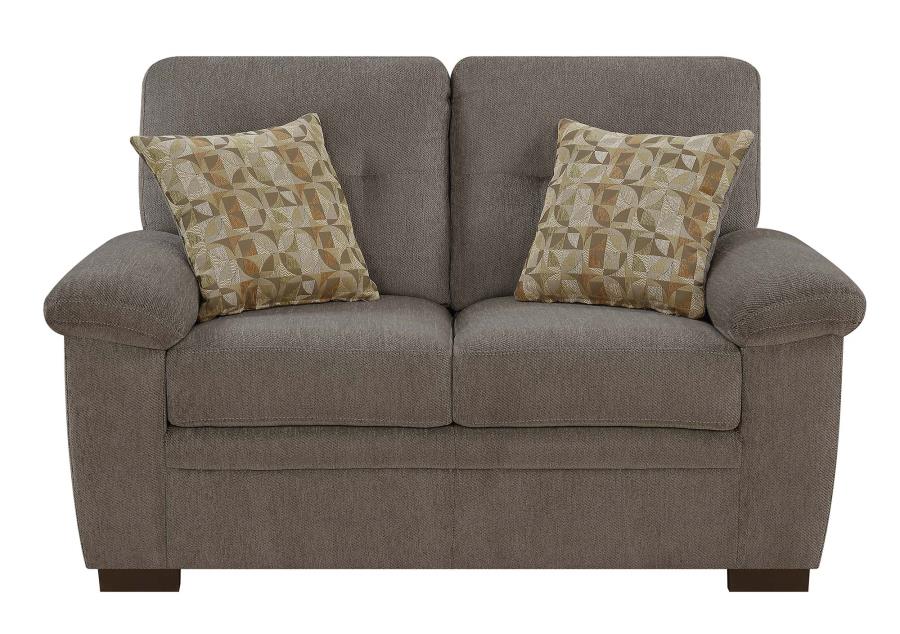Fairbairn - Fairbairn Upholstered Loveseat Oatmeal