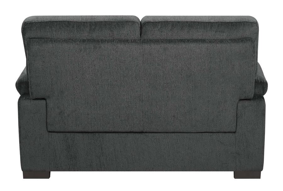 Fairbairn - Fairbairn Upholstered Loveseat Charcoal