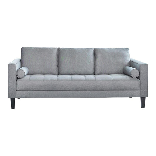 Lennox - Lennox Track Arm Upholstered Sofa Charcoal