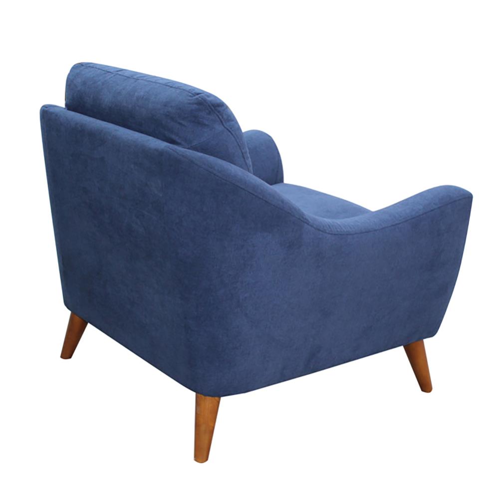 Gano - Gano Sloped Arm Upholstered Chair Navy Blue