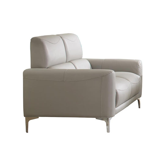 Glenmark - Glenmark Track Arm Upholstered Loveseat Taupe