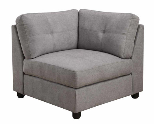 Claude - Claude Tufted Cushion Back Corner Dove