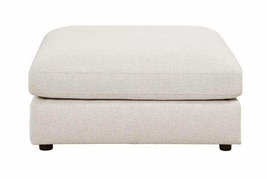 Serene - Serene Upholstered Rectangular Ottoman Beige