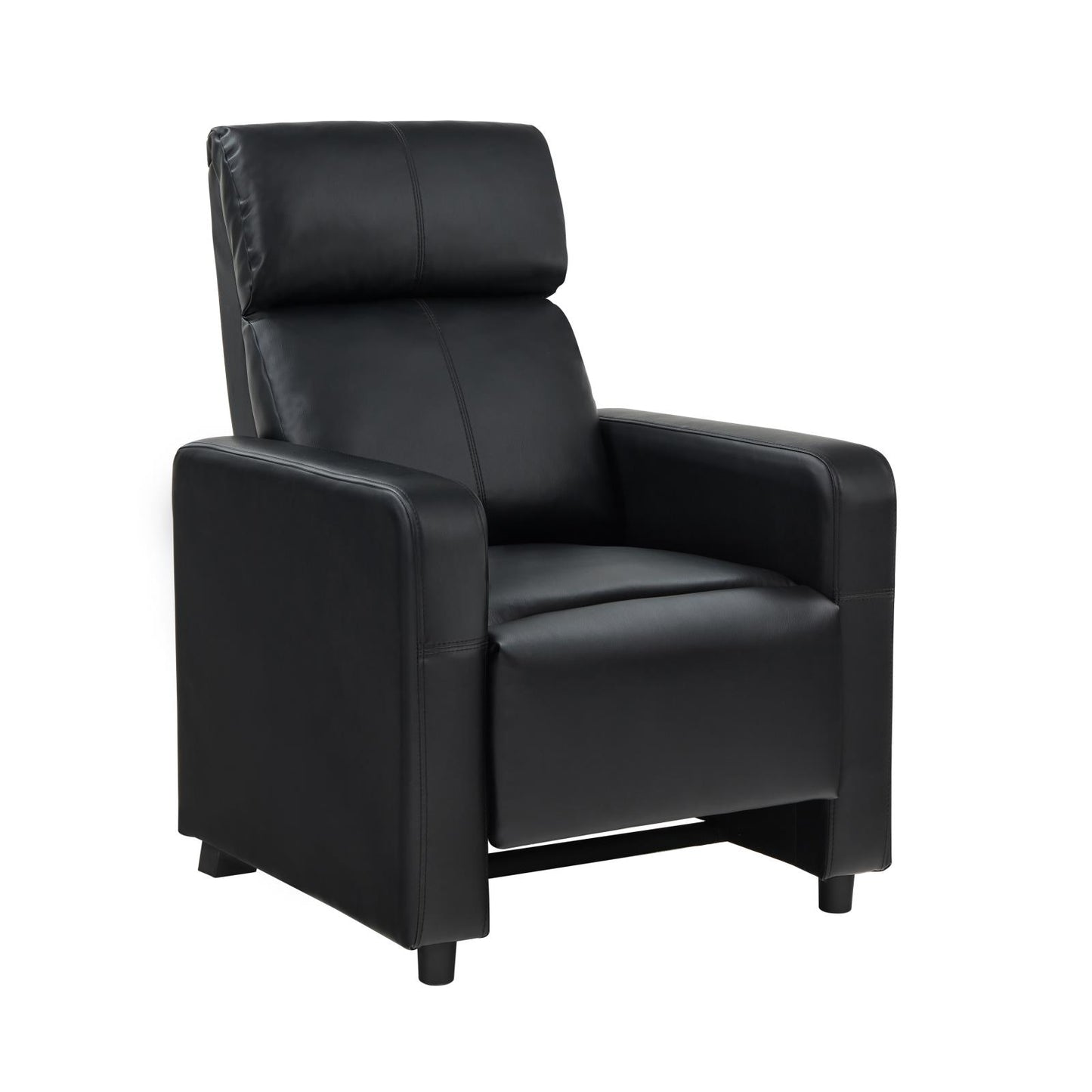 Toohey - Toohey Home Theater Push Back Recliner Black