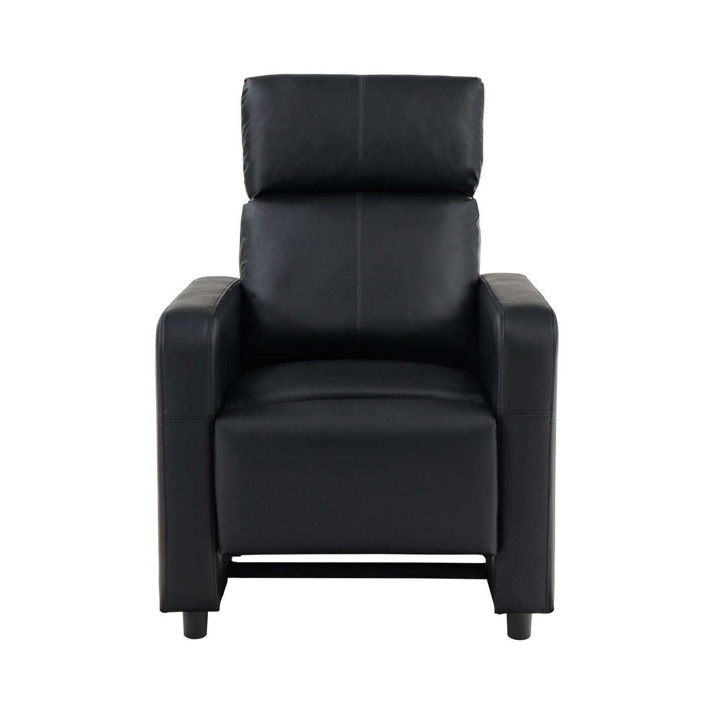 Toohey - Toohey Home Theater Push Back Recliner Black