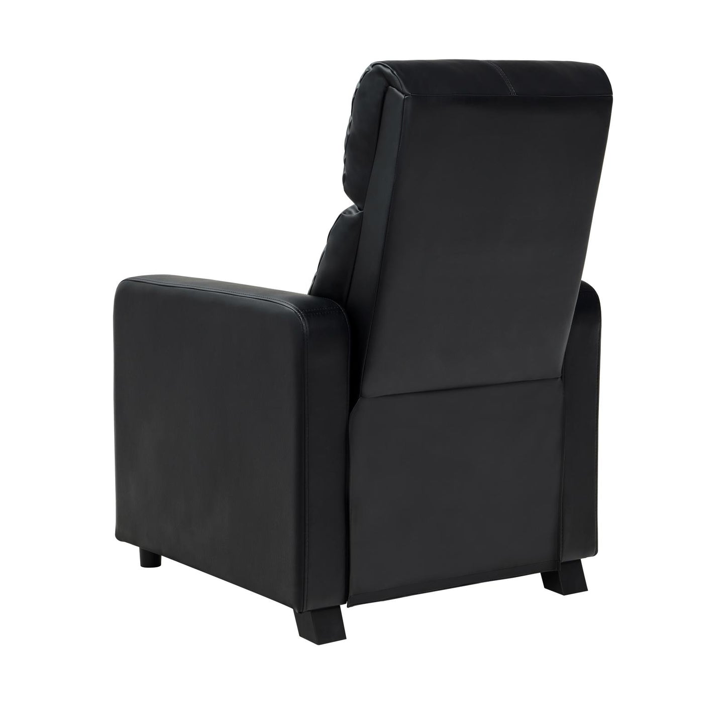 Toohey - Toohey Home Theater Push Back Recliner Black