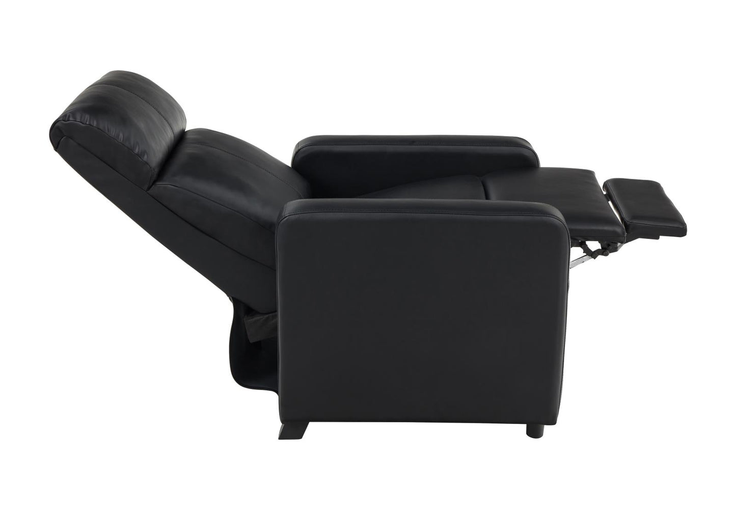 Toohey - Toohey Home Theater Push Back Recliner Black