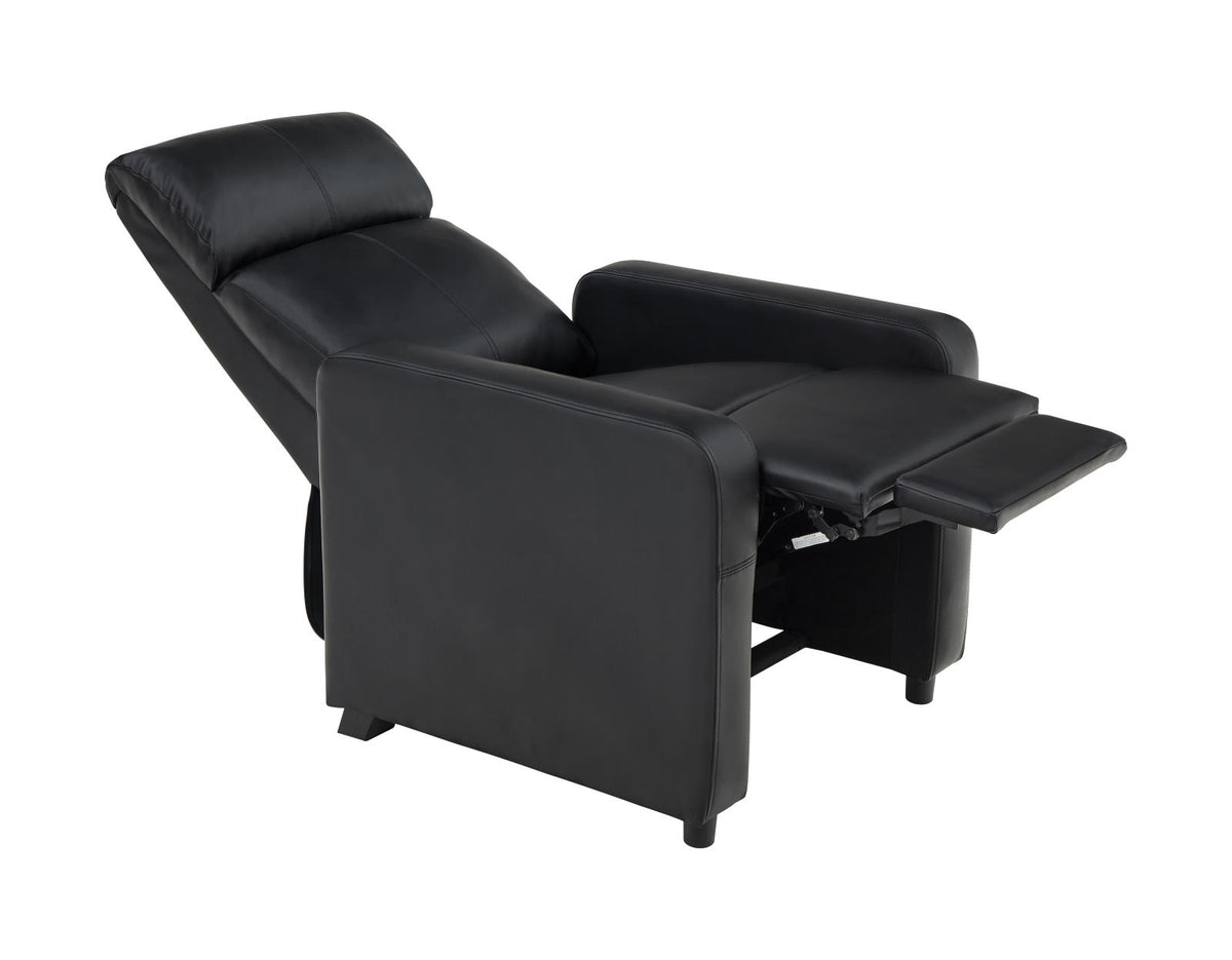 Toohey - Toohey Upholstered Tufted Recliner Living Room Set Black