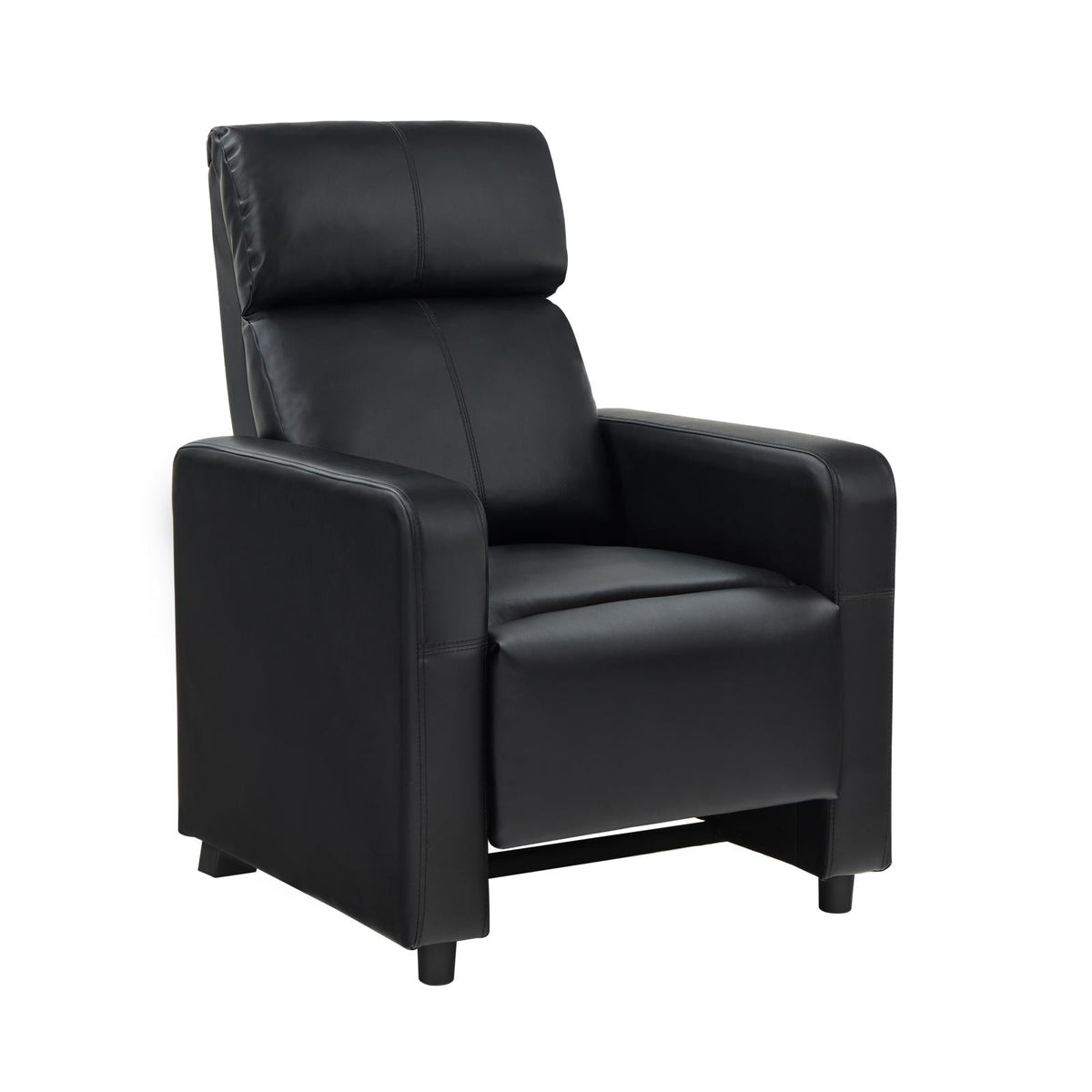 Toohey - Toohey Upholstered Tufted Recliner Living Room Set Black