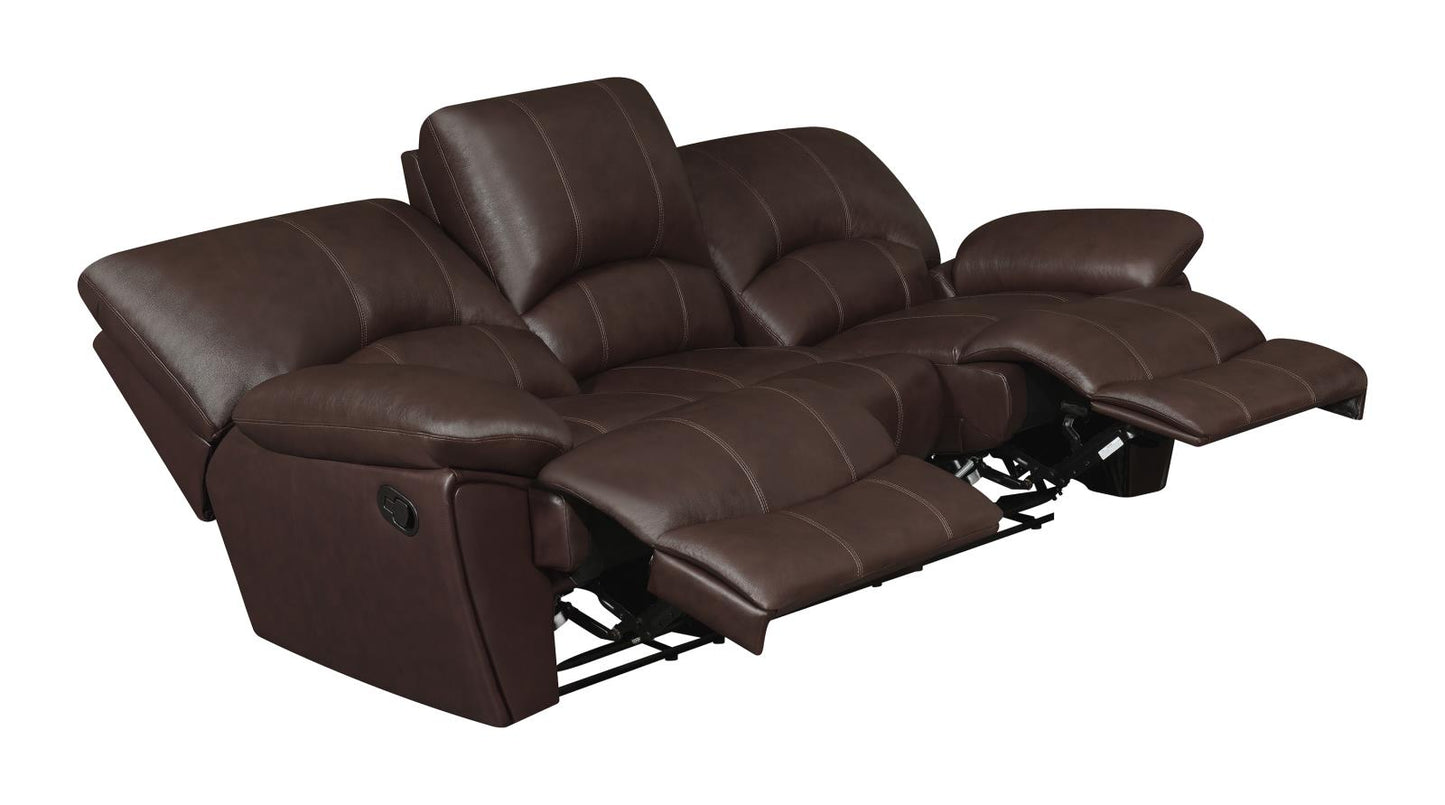 Clifford - Clifford Pillow Top Arm Motion Sofa Chocolate