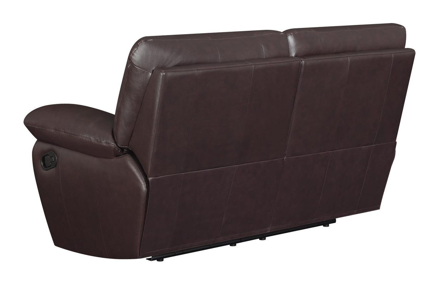 Clifford - Clifford Upholstered Pillow Top Arm Living Room Set Chocolate Brown