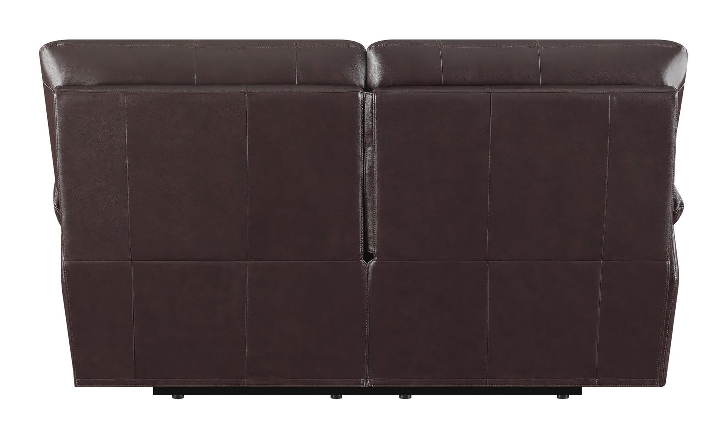 Clifford - Clifford Upholstered Pillow Top Arm Living Room Set Chocolate Brown