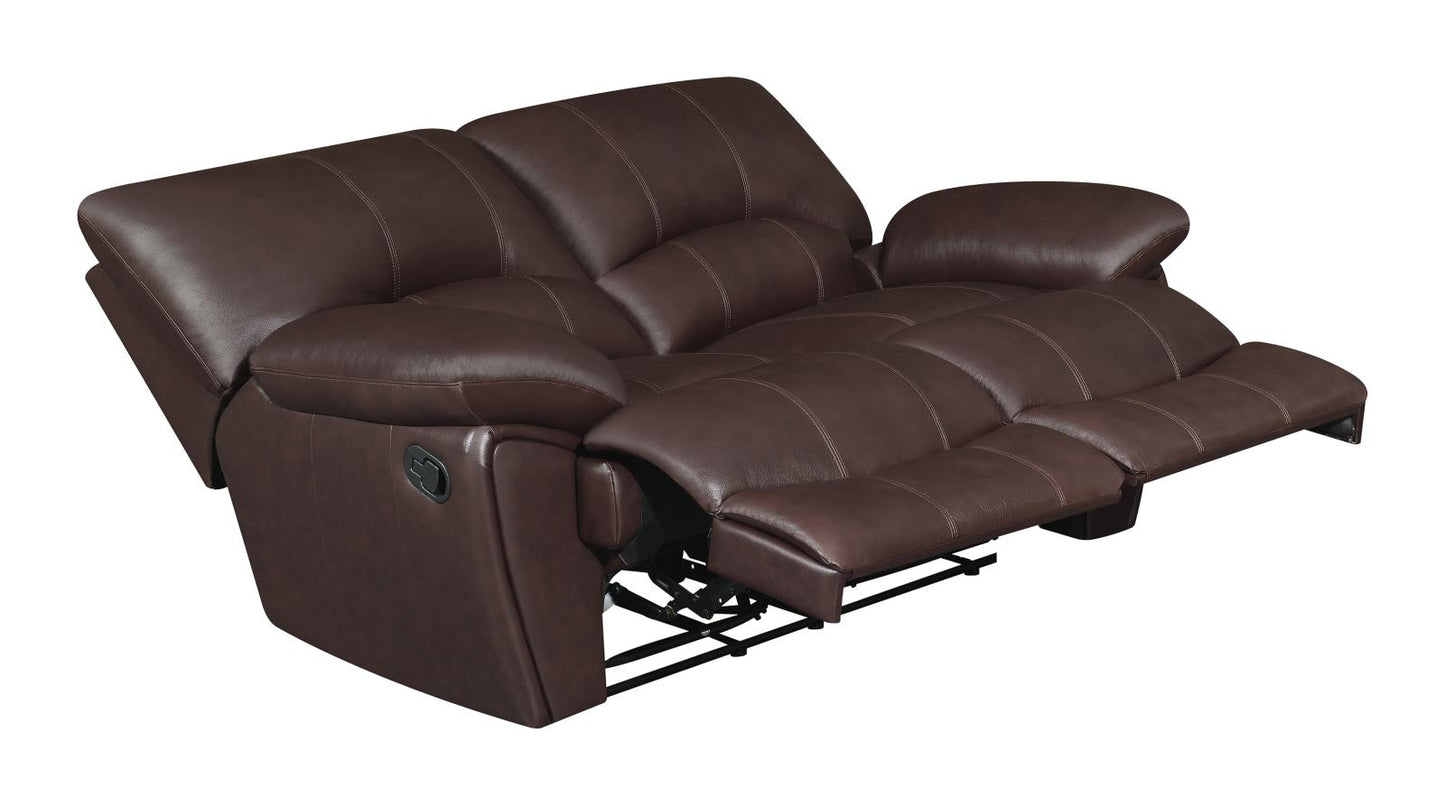Clifford - Clifford Pillow Top Arm Motion Loveseat Chocolate