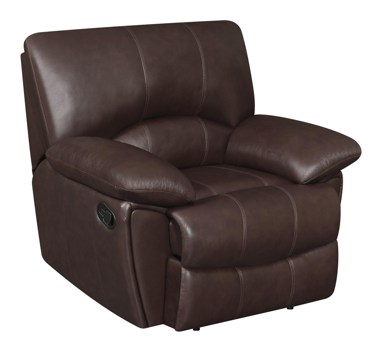 Clifford - Clifford Pillow Top Arm Recliner Chocolate