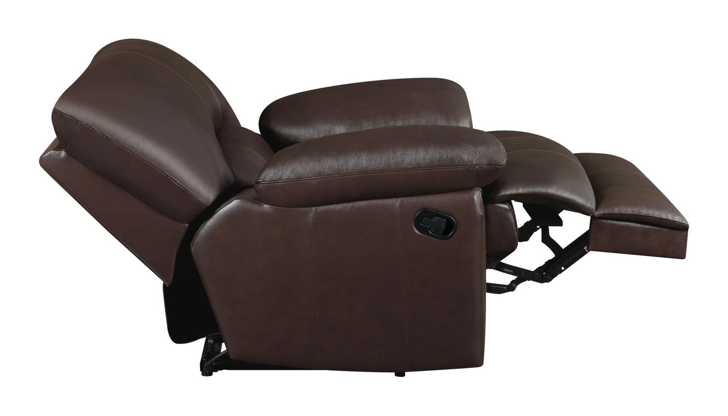 Clifford - Clifford Pillow Top Arm Recliner Chocolate