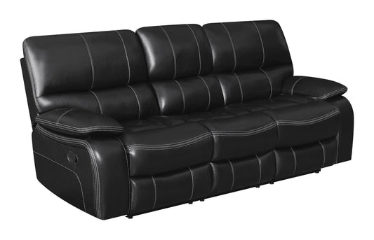 Willemse - Willemse Motion Sofa with Drop-down Table Black