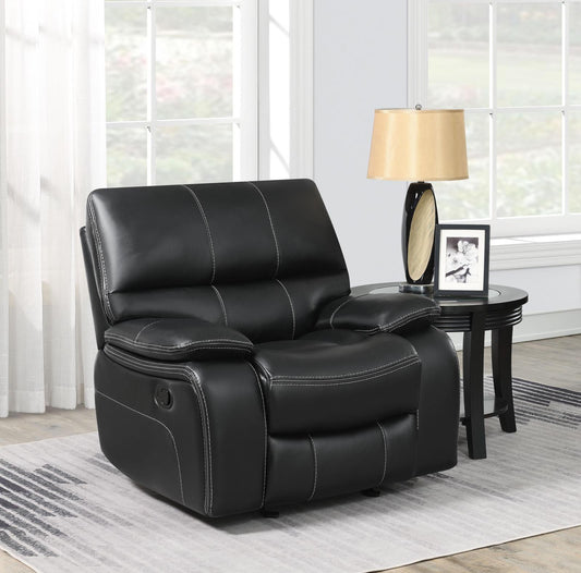 Willemse - Willemse Upholstered Glider Recliner Black