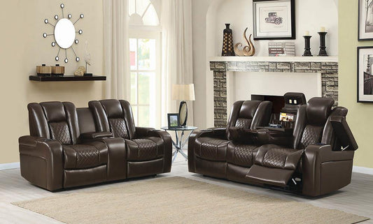 Delangelo - Delangelo Upholstered Tufted Living Room Set
