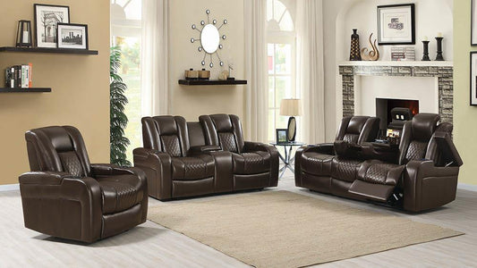 Delangelo - Delangelo Upholstered Tufted Living Room Set