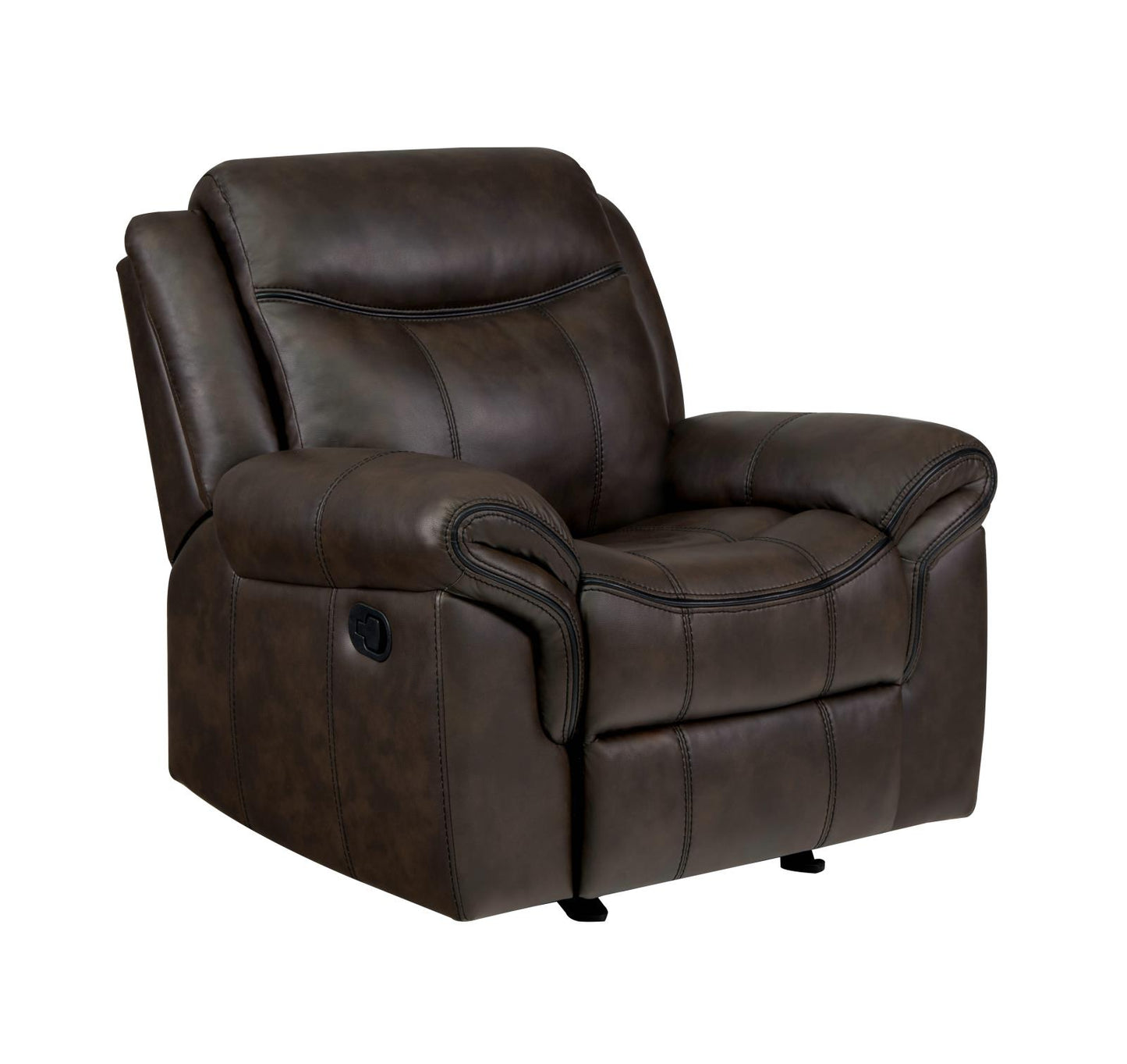 Sawyer - Sawyer Upholstered Glider Recliner Cocoa