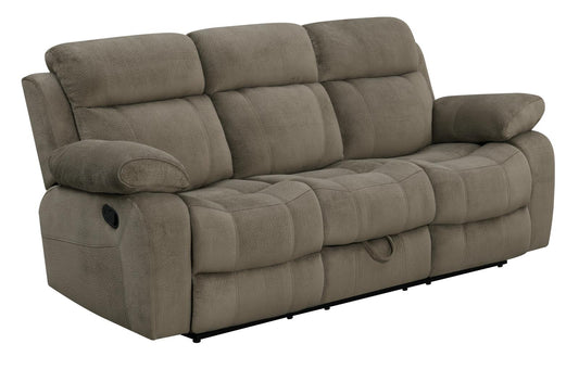 Myleene - Myleene Motion Sofa with Drop-down Table Mocha