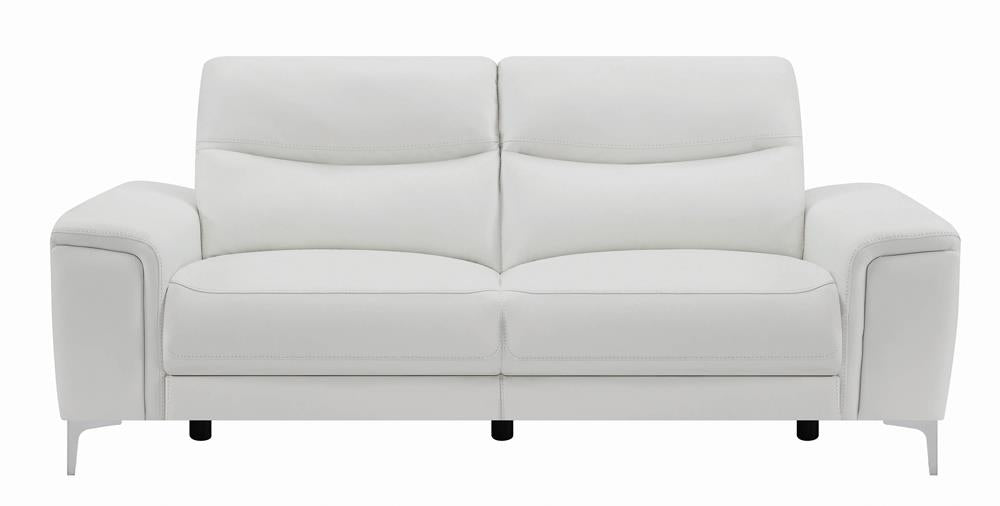 Largo - Largo Upholstered Power Sofa White