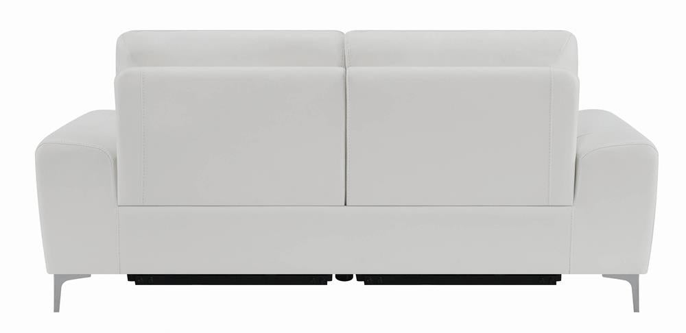Largo - Largo Upholstered Power Sofa White