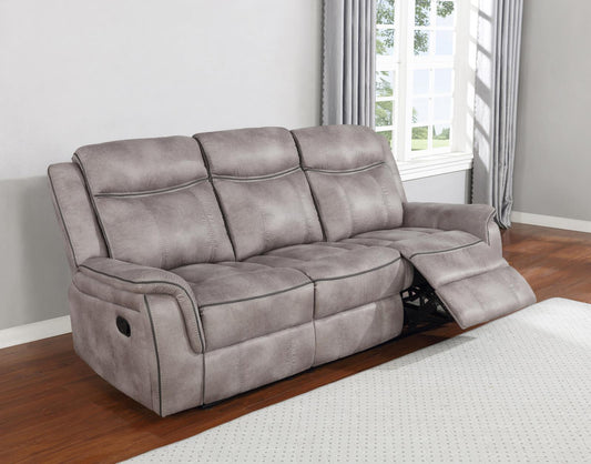 Lawrence - Lawrence Upholstered Tufted Back Motion Sofa