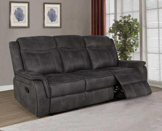 Lawrence - Lawrence Upholstered Tufted Back Motion Sofa