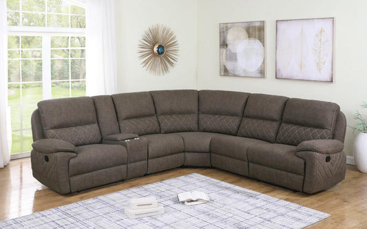 Variel - Variel 6-piece Modular Motion Sectional Taupe