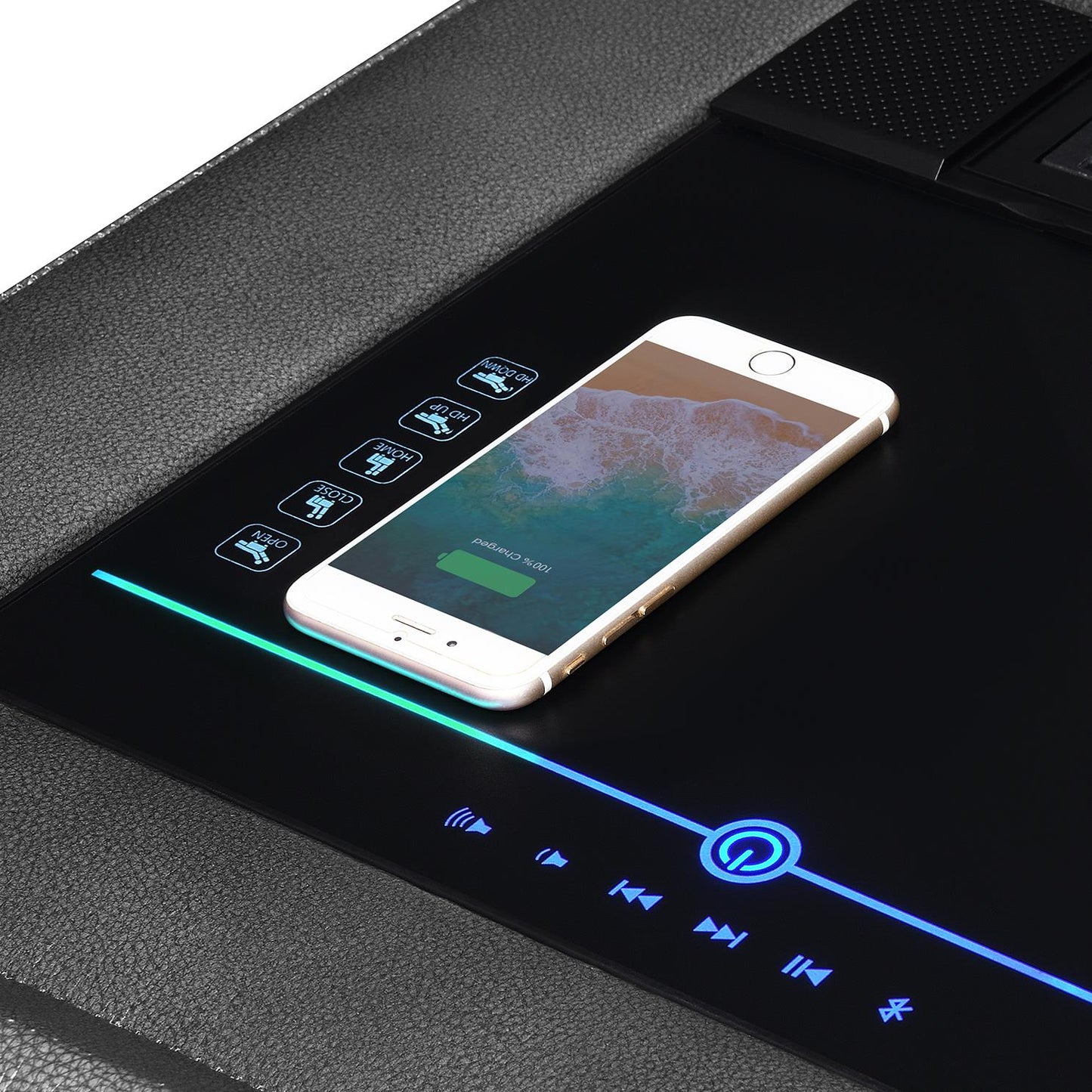 Shallowford - Shallowford 3-piece Power^2 Living Room Set Hand Rubbed Charcoal