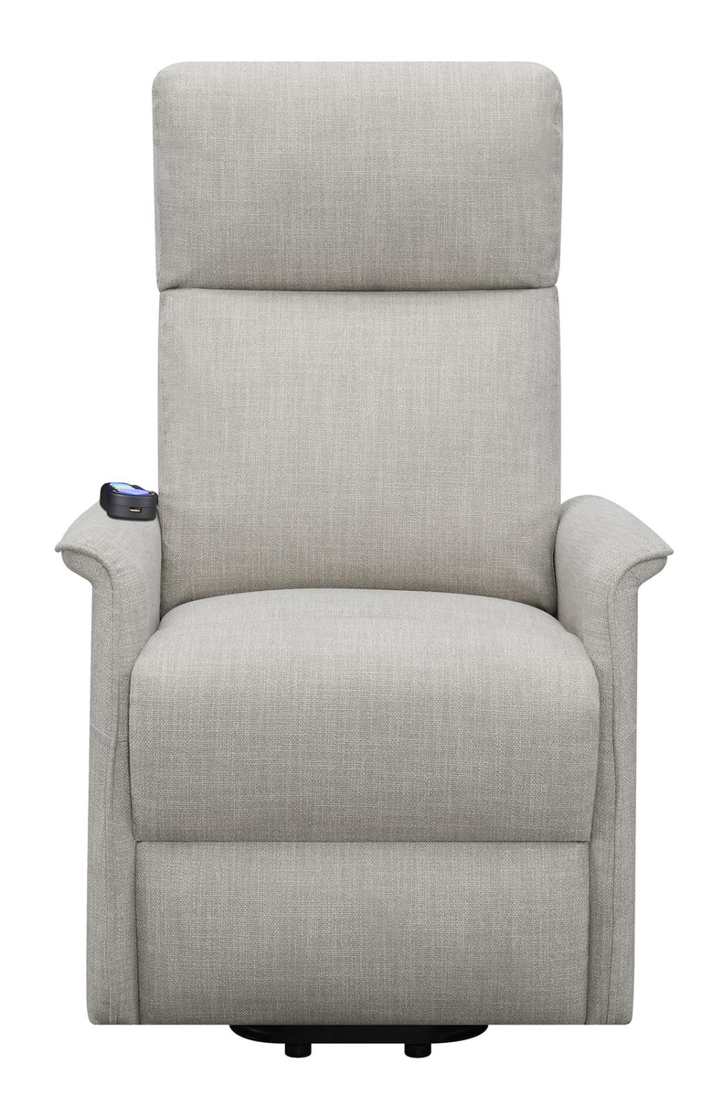 Herrera - Herrera Power Lift Recliner with Wired Remote Beige