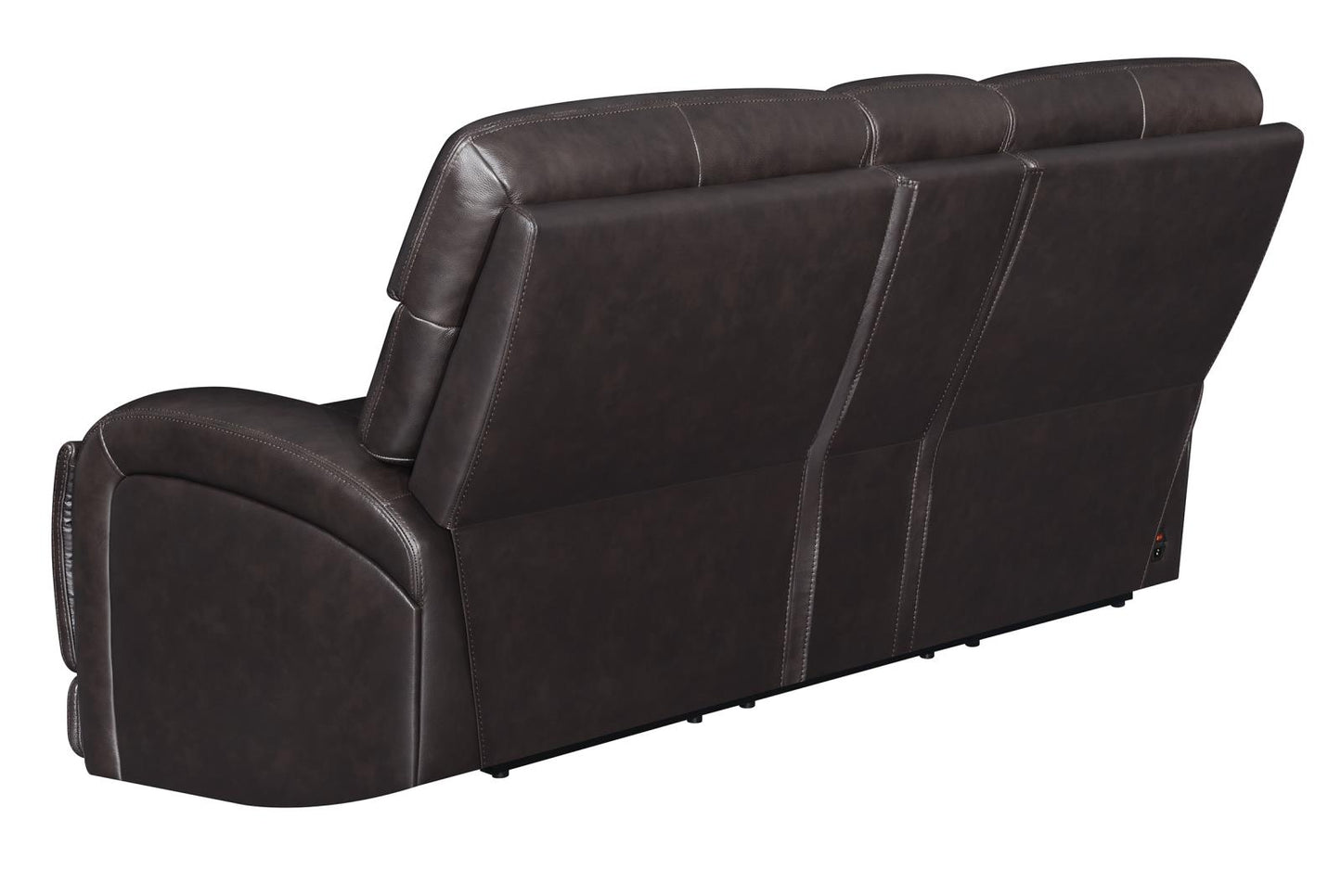 Longport - Longport 2-piece Upholstered Power Living Room Set Dark Brown