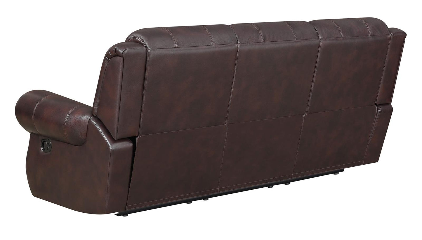 Sir Rawlinson - Sir Rawlinson Upholstered Living Room Set Dark Brown