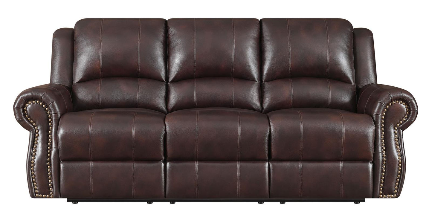 Sir Rawlinson - Sir Rawlinson Upholstered Living Room Set Dark Brown