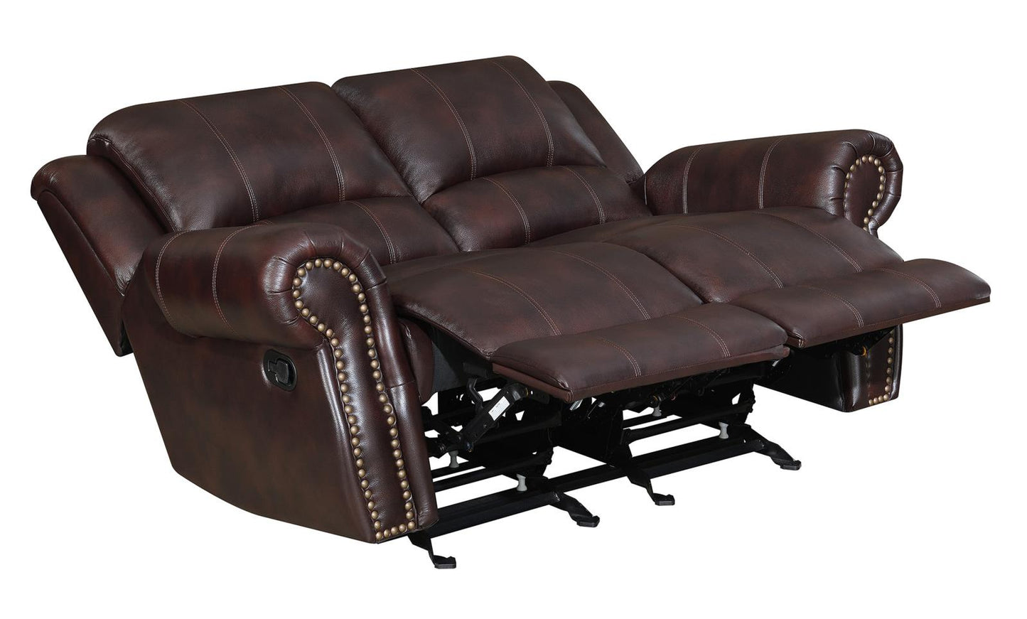 Sir Rawlinson - Sir Rawlinson Upholstered Living Room Set Dark Brown