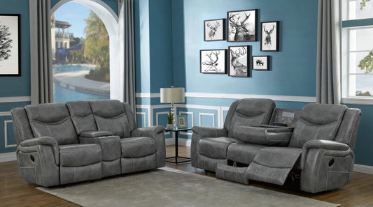 Conrad - Conrad 2-piece Living Room Set Grey