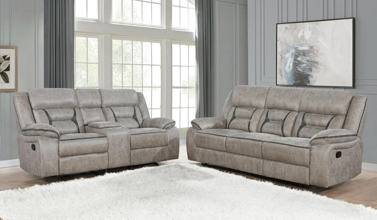 Greer - Greer Upholstered Tufted Living Room Set