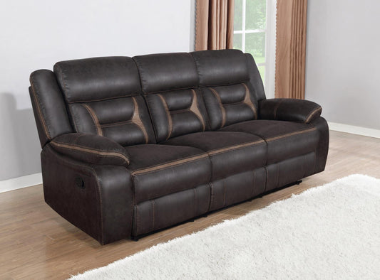 Greer - Greer Upholstered Tufted Back Motion Sofa