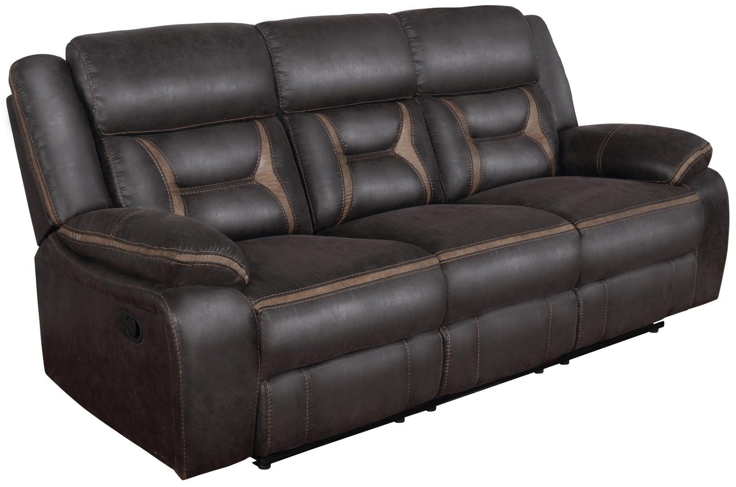 Greer - Greer Upholstered Tufted Back Motion Sofa