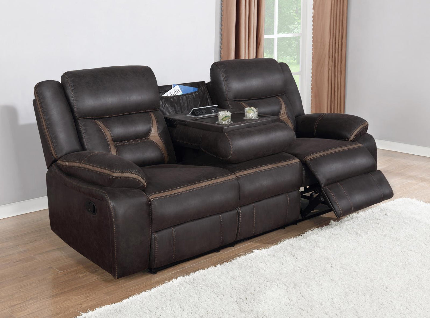 Greer - Greer Upholstered Tufted Living Room Set
