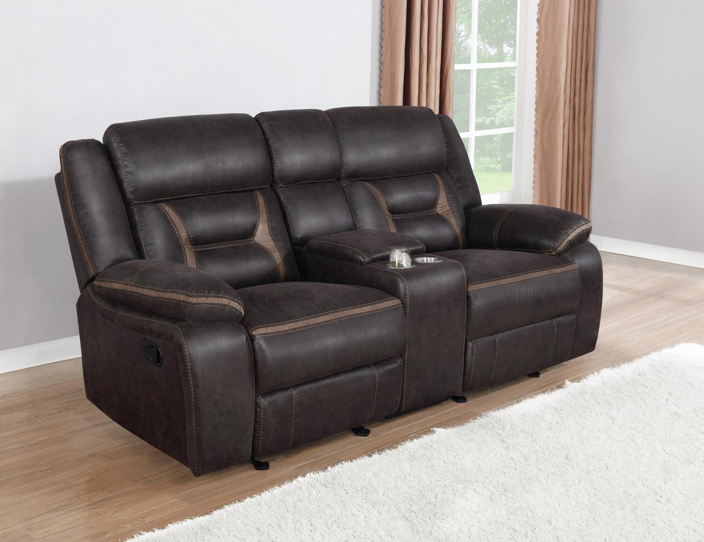 Greer - Greer Upholstered Tufted Living Room Set