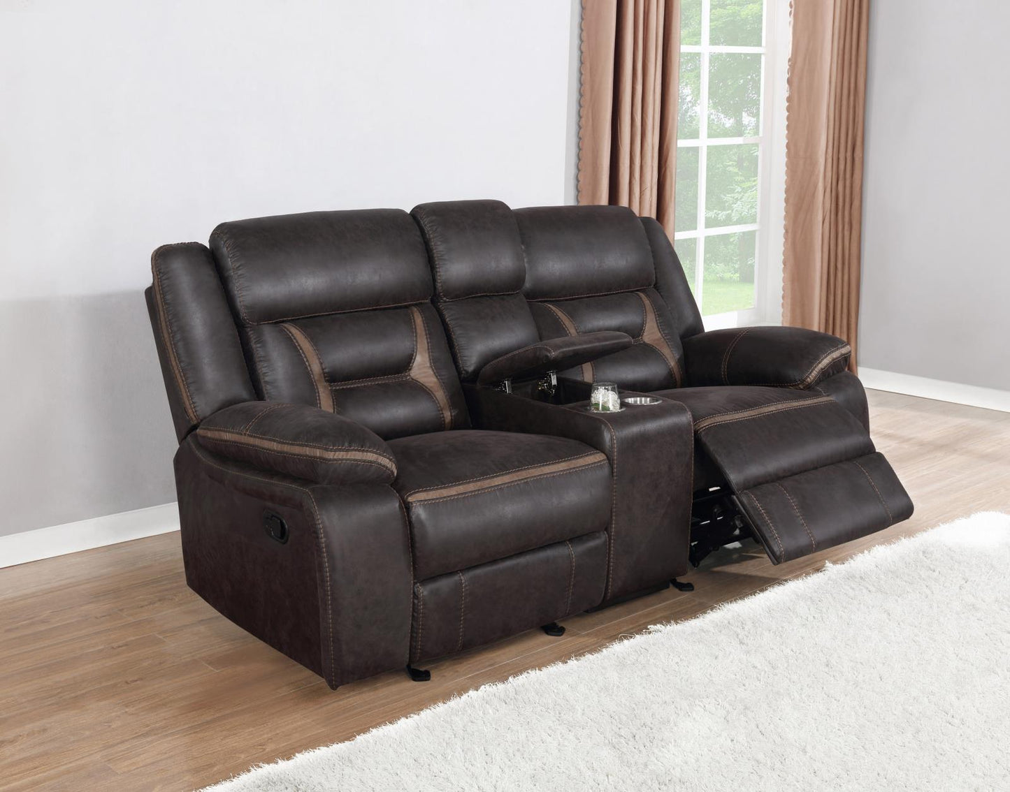 Greer - Greer Upholstered Tufted Living Room Set