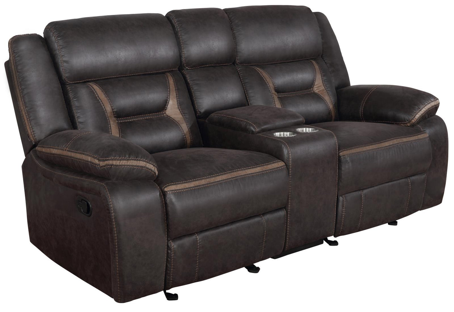 Greer - Greer Upholstered Tufted Back Glider Loveseat