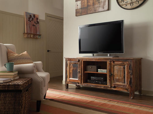 Genesis - Genesis 2-door TV Console Reclaimed Wood