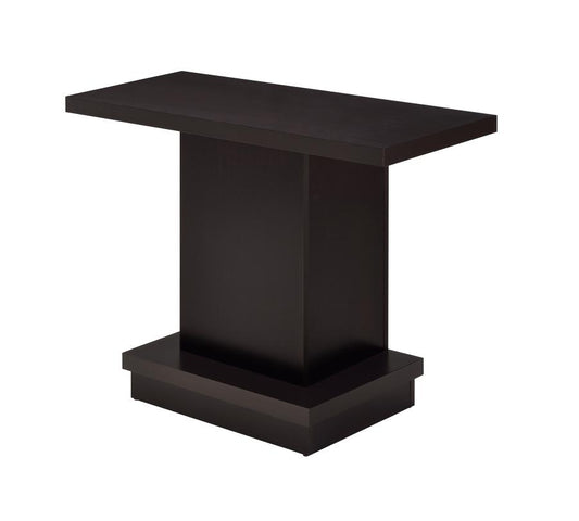 Reston - Reston Pedestal Sofa Table Cappuccino