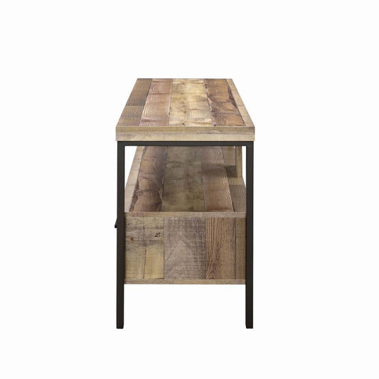 Ruston - Ruston 59" 2-drawer TV Console Weathered Pine