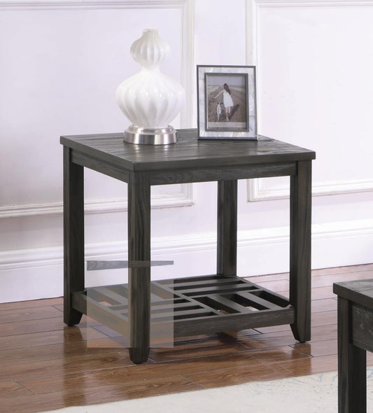 Cliffview - Cliffview 1-shelf Rectangular End Table Grey
