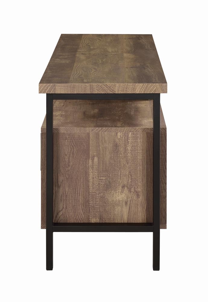 Ruston - Ruston 59" 2-drawer Rectangular TV Console Rustic Oak