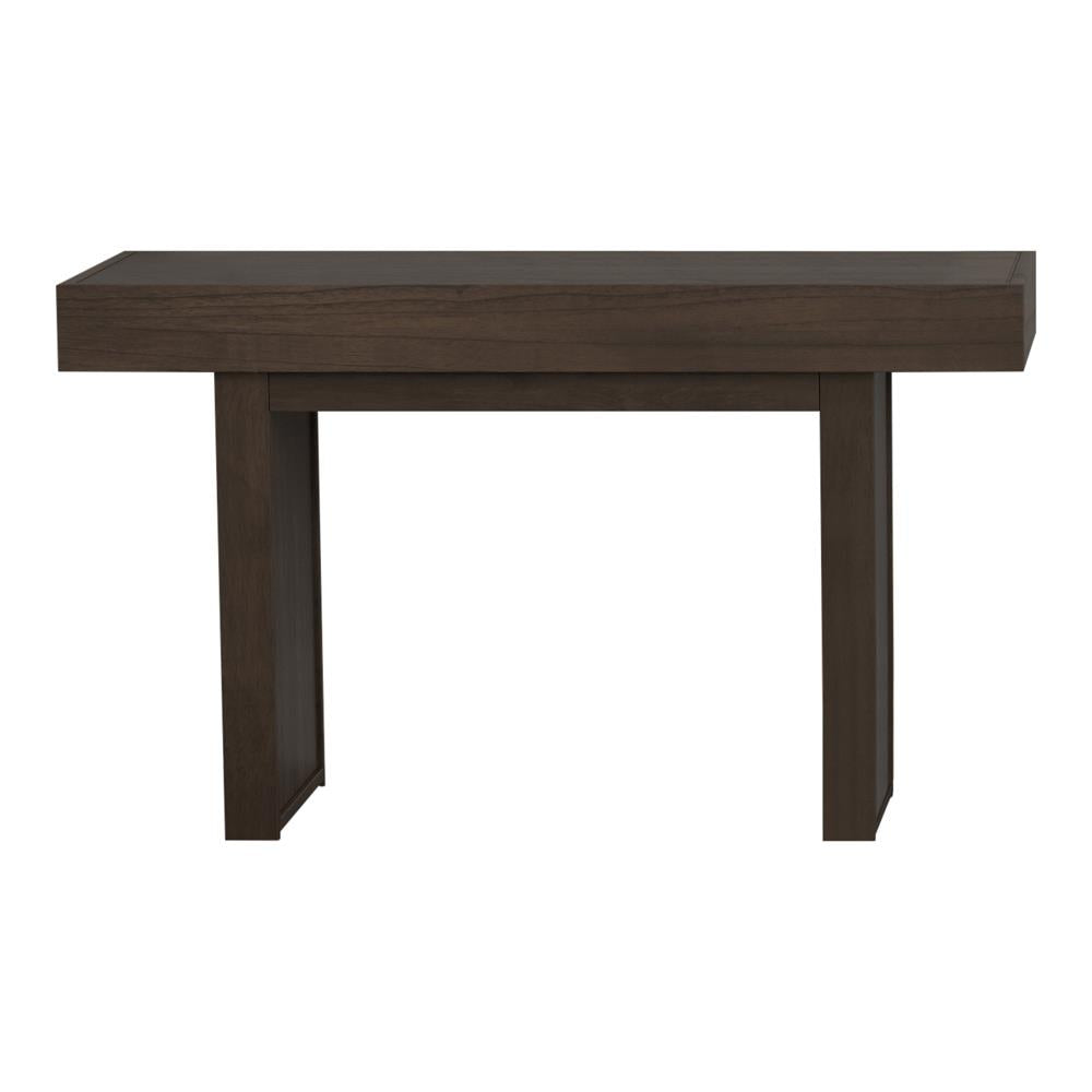 Owen - Owen Rectangle Sofa Table with Hidden Storage Wheat Brown